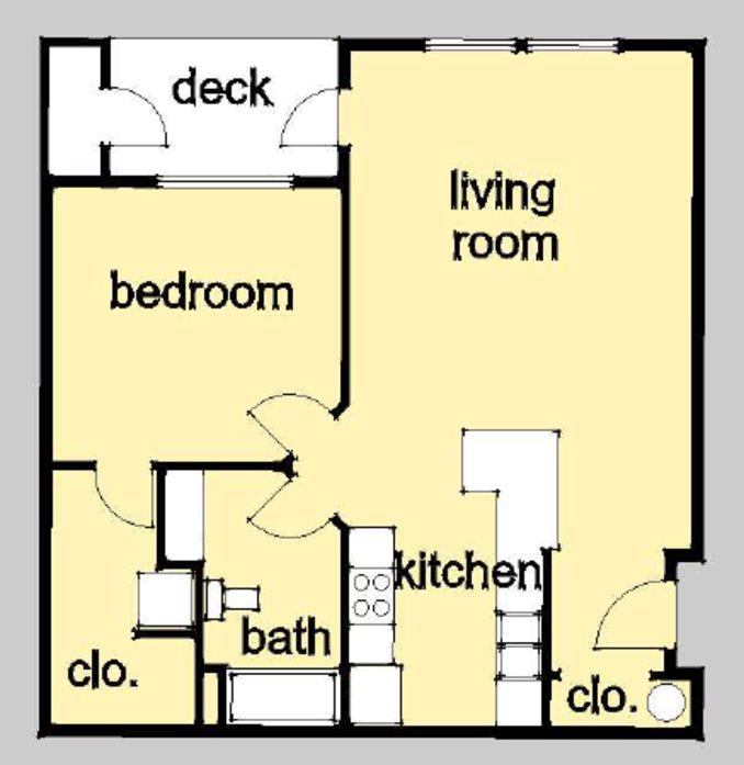 1 bedroom floorplan 1 bedroom floorplan
